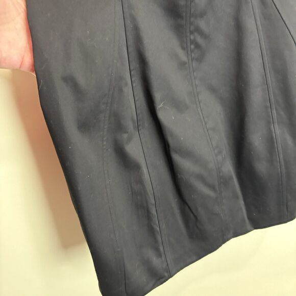 ASOS DESIGN Black Structured Chiffon Sleeve Bustier Top Mini Dress US 12 NWT - Picture 3 of 10